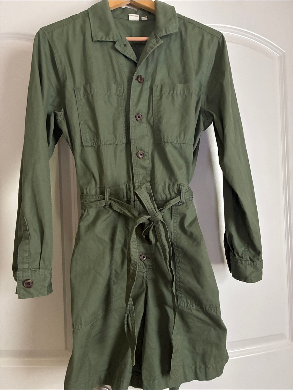 GAP Olive Green Utility Jumpsuit Romper